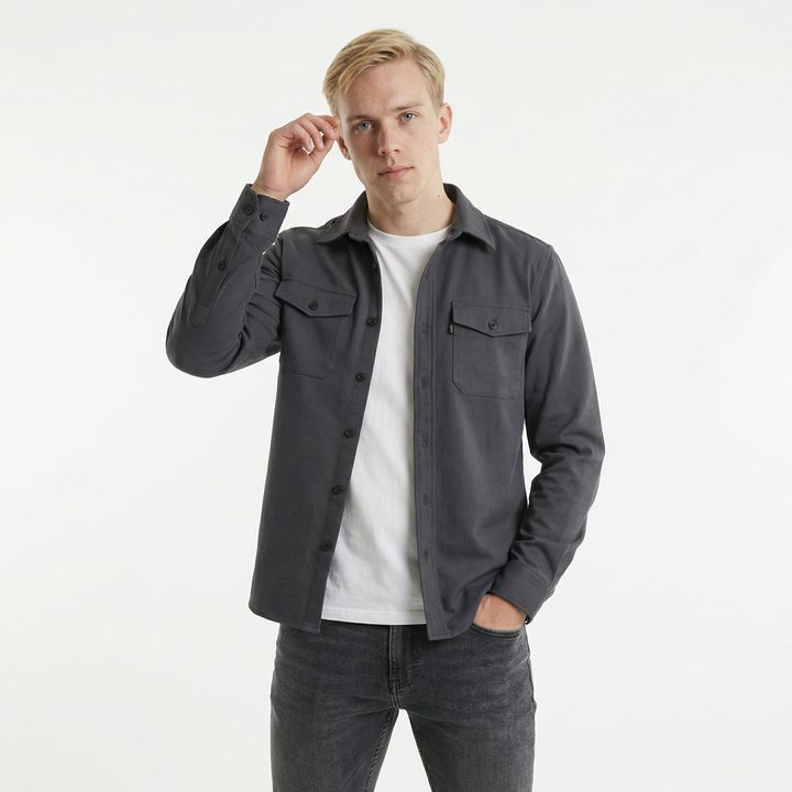 Casual Heren Overhemd met Moderne Pasvorm