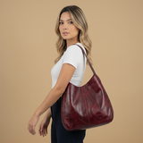 Hobo Tas Vrouwen Grote Leren Schouderhandtas