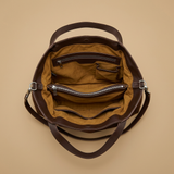 Grote Suède Leren Tote Bag